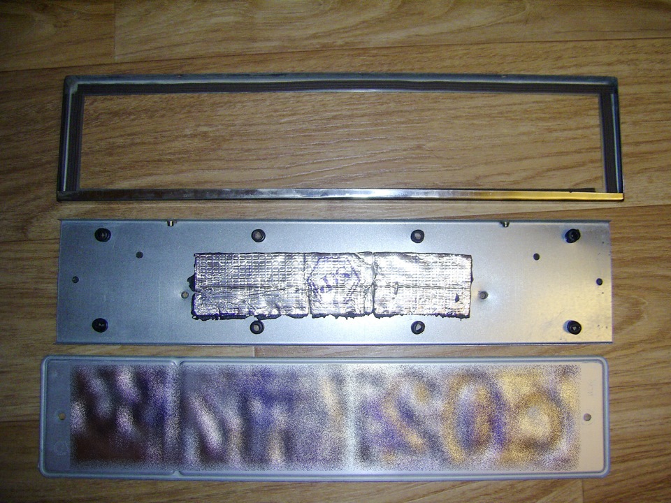 Виброизоляция заднего ГРЗ и рамки ГРЗ — ЗАЗ Chance, 1,5 л, 2011 года ...