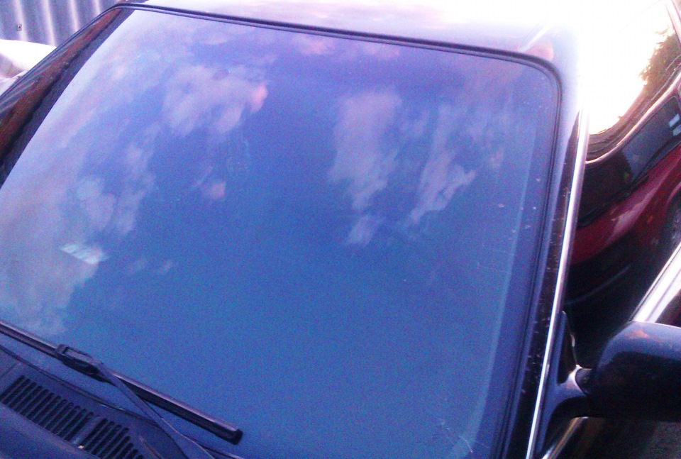 Тонировка лобового стекла — Audi A6 (C4), 2,8 л., 1995 года | стайлинг ...
