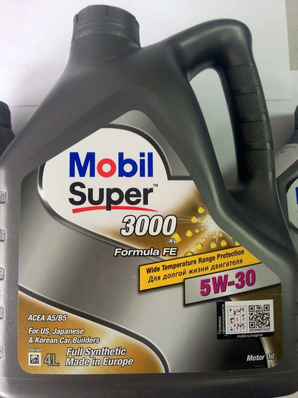 112] Моторное масло Mobil Super™ 3000 X1 FORMULA FE SAE 5W-30 API SN ACEA  A5/B5 от горячих финских парней из Наантали… — KIA Rio (3G), 1,6 л, 2014  года | расходники | DRIVE2