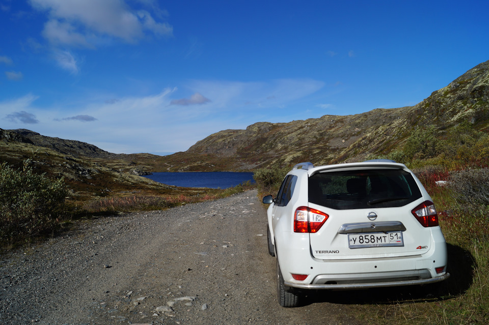 Сама дорога местами просто как автобан — Nissan Terrano III