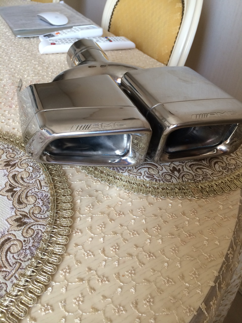 Купил насадки от 63 AMG — Mercedes-Benz CLA (C117), 2 л, 2014 года ...