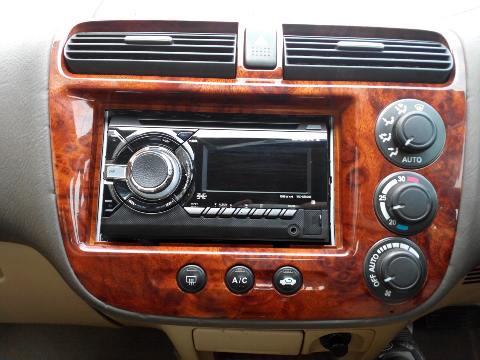 Магнитола Sony 2DIN NoDvD — Honda Civic Ferio (7G), 1,7 л, 2005 года ...