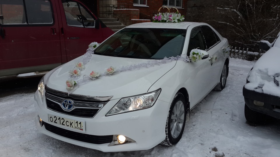 Села АкБ во время свадьбы))) — Toyota Camry (XV50), 2,5 л, 2013 года ...