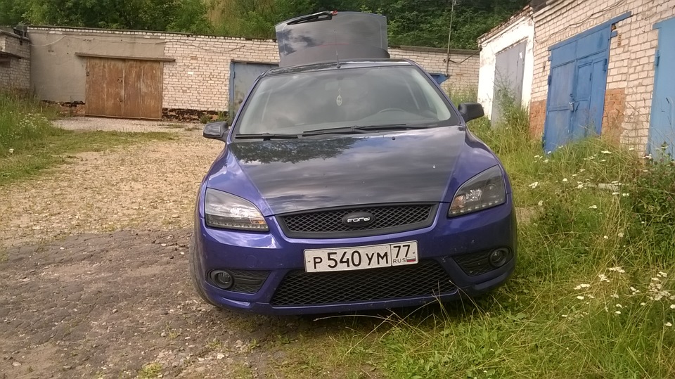 решил покрасить хромированную рамку… — Ford Focus II Hatchback, 2 л ...