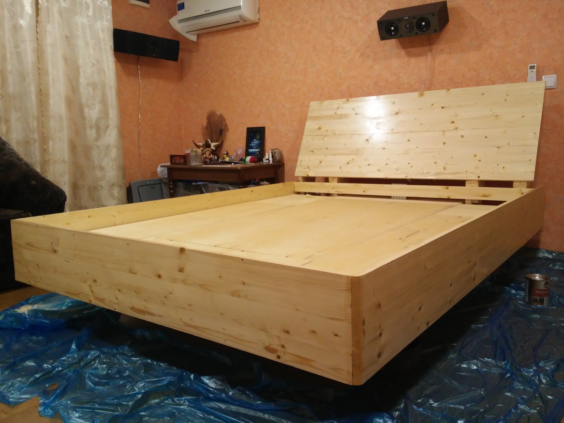 Изготовление кровати из дерева своими руками