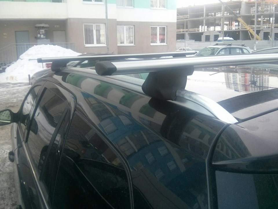 Багажник аэродинамический крыло — Opel Astra H, 1,8 л, 2011 года ...