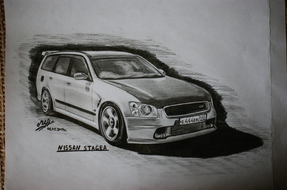 Nissan stagea схема