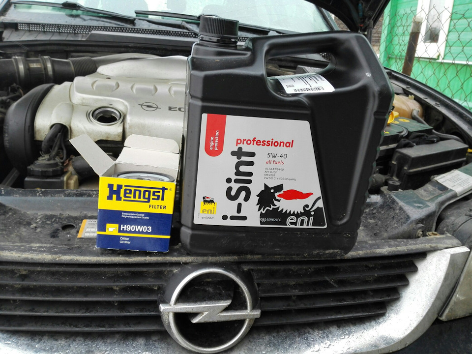 Замена масла (переход на синтетику) — Opel Vectra B, 1,8 л, 2001 года ...