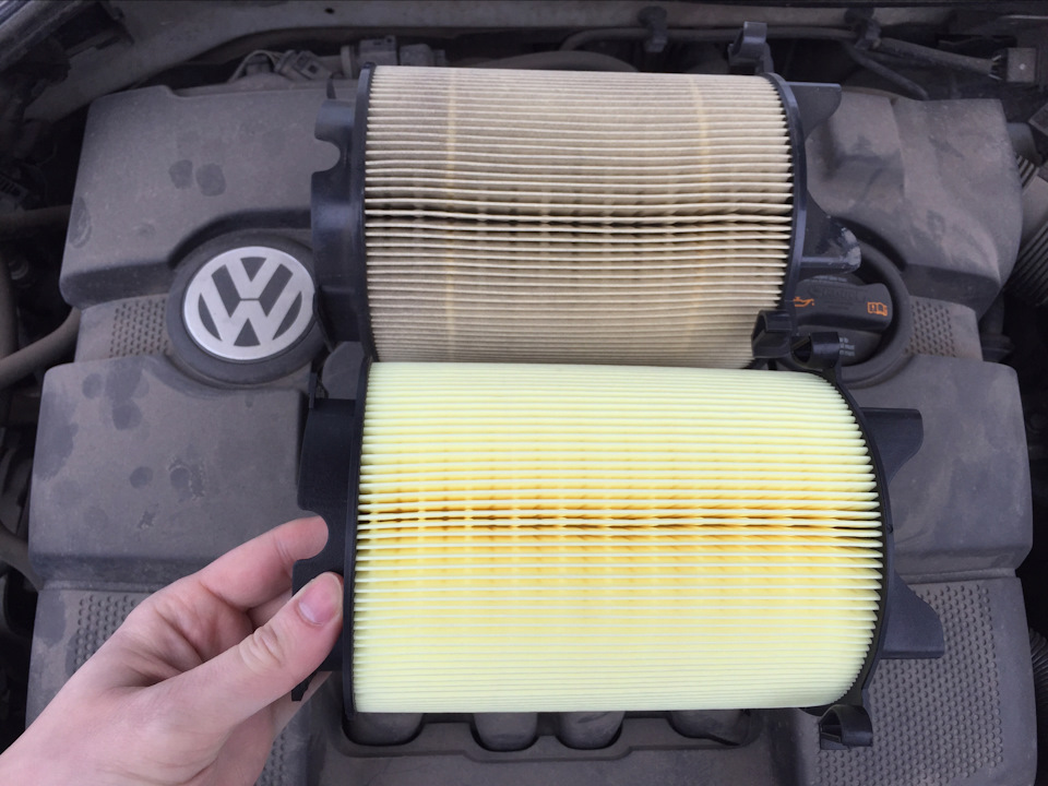 Заменил воздушный и салонный фильтр — Volkswagen Golf Mk6, 1,6 л, 2011 ...