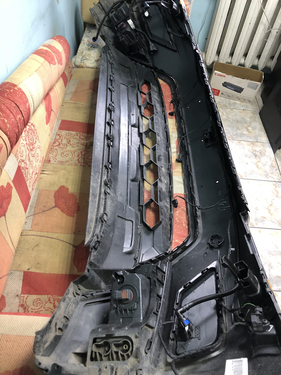 Разборка переднего бампера VW Tiguan 2 — DRIVE2