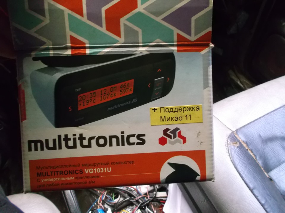 Бортовой компьютер Multitronics VG 1031U — ГАЗ 3102, 2,3 л, 2003 года ...