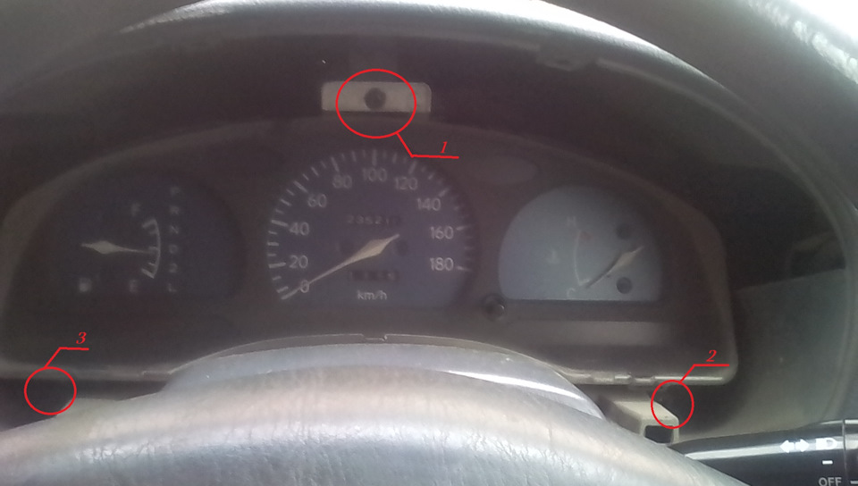 Как снять приборную панель тойота старлет Первые изменения.Ч1 - Toyota Starlet (90), 1,3 л, 1999 года электроника DRIVE2