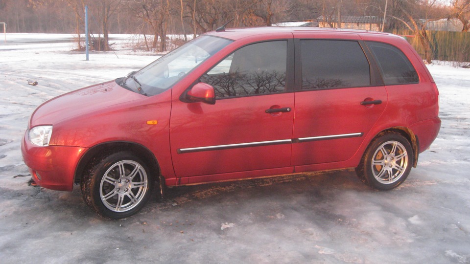 Пробег 23500…натяжной ролик ремня ГРМ — Lada Калина Универсал (1G), 1,6 ...