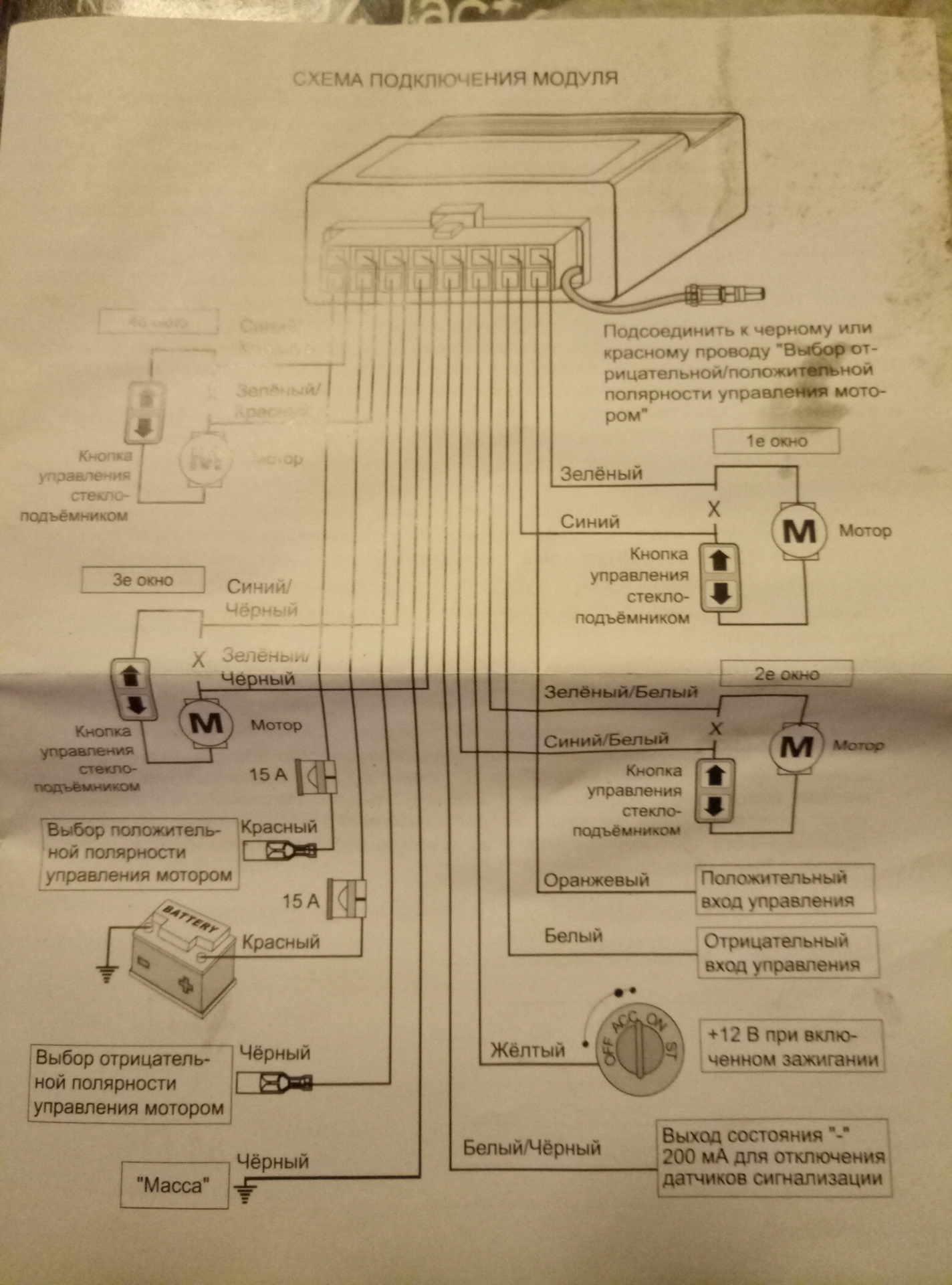 Boomerang pwm 2 схема подключения