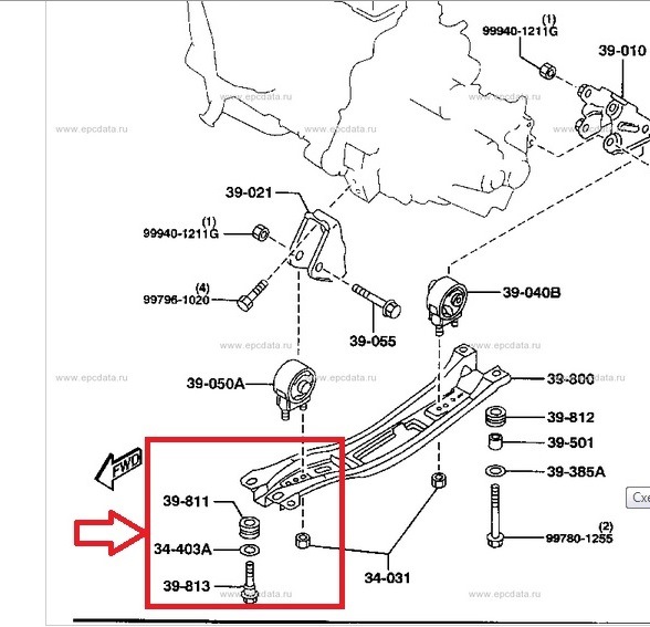 Передняя подвеска мазда демио dw3w схема и названия