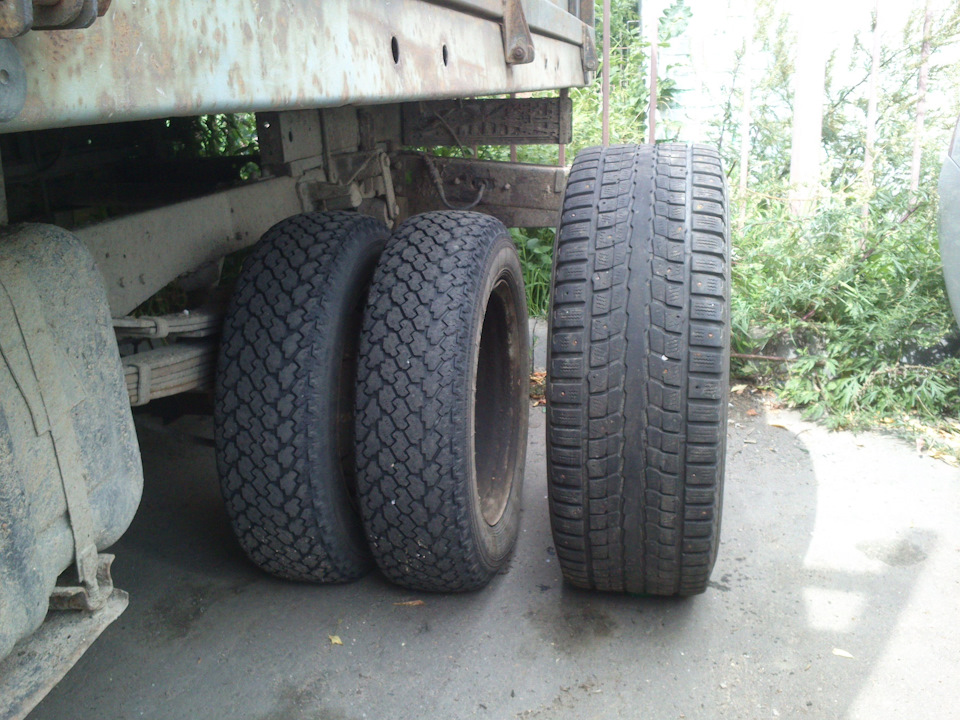прикинул катки 265/70R16, отдали 4 штуки. — ГАЗ Газель