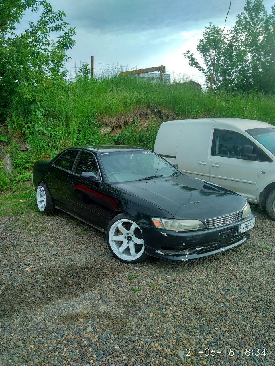 110. Фоточки) и поездка в Новокузнецк — Toyota Mark II (90), 3 л, 1995 года  | фотография | DRIVE2