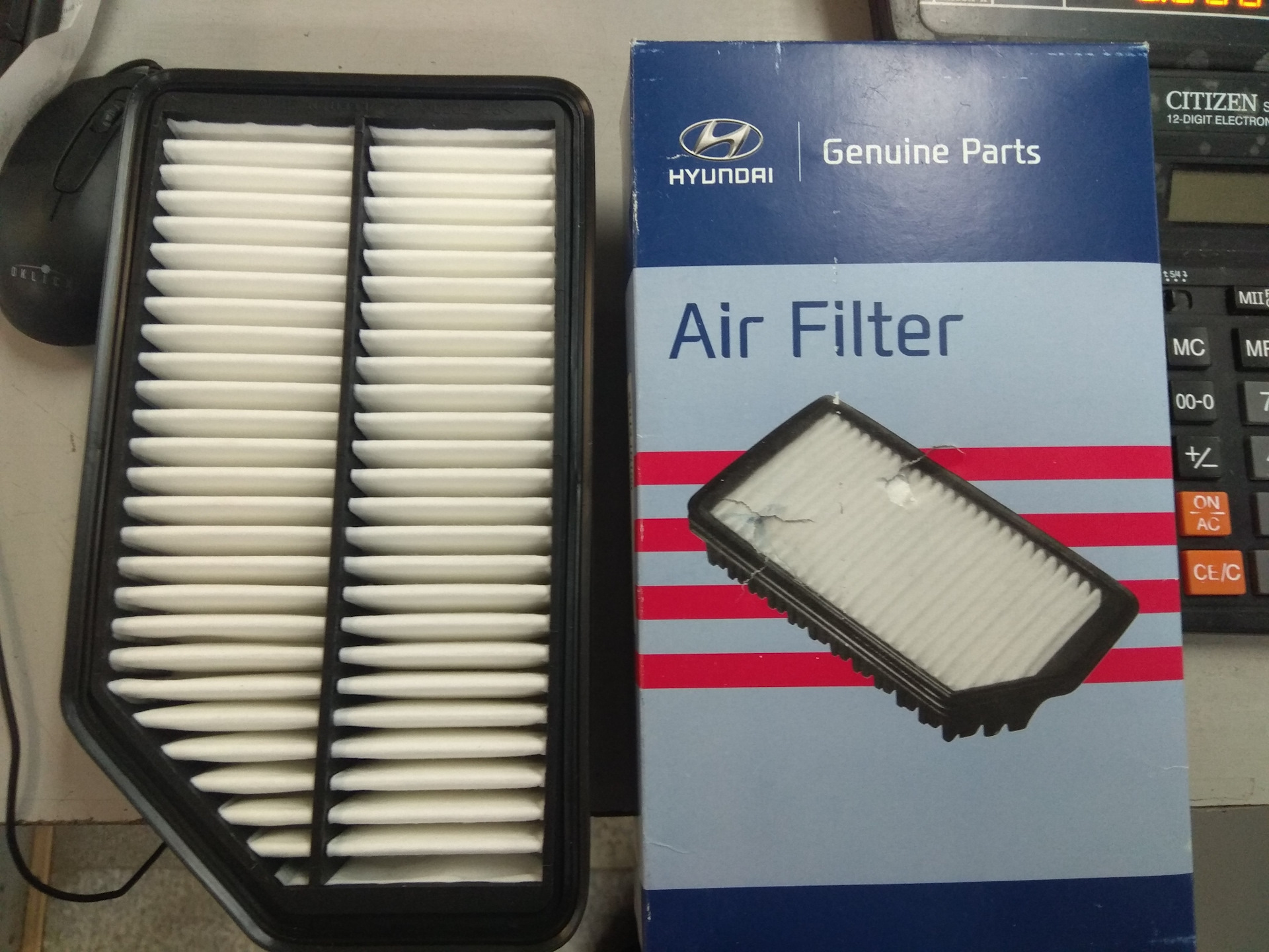 Воздушный фильтр кия рио
