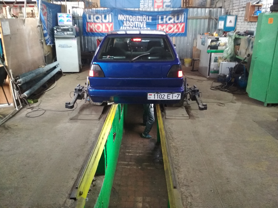 Руль криво, колеса прямо или «пора на развал…» — Volkswagen Golf Mk2, 1 ...