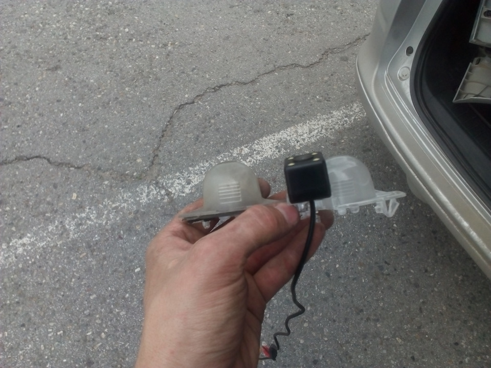 Установка камеры заднего вида CR-V - DRIVE2