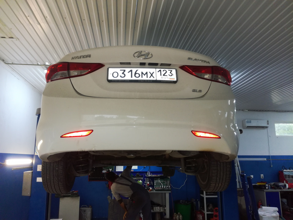 Замена масла и антифриза Элантра MD — Hyundai Elantra (5G), 1,8 л, 2013 ...