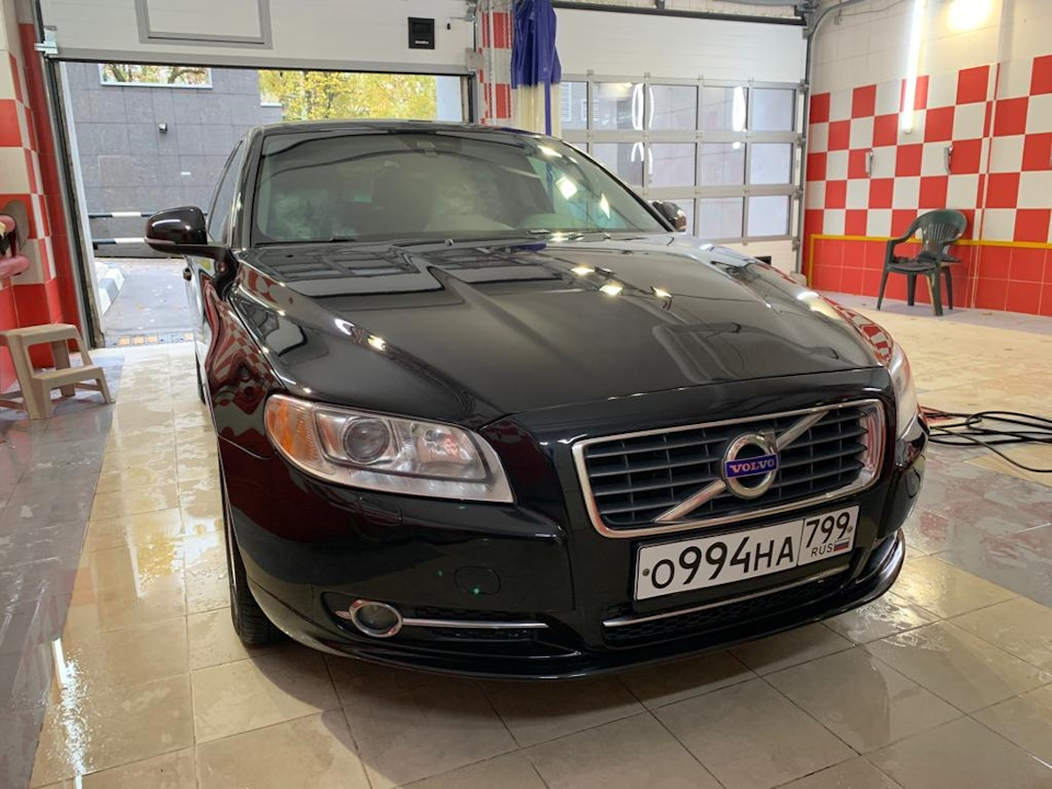 Абразивная полировка кузова — Volvo S80 (2G), 2,5 л, 2011 года | мойка ...
