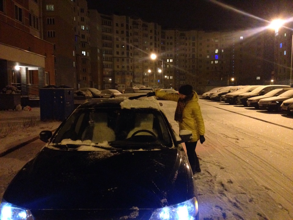 Вот и пришла зима в Минск… — Volvo S60 (1G), 2,4 л, 2007 года ...