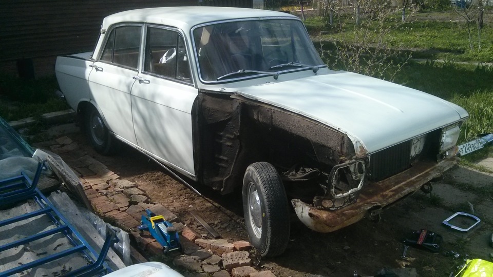 Ремонт кузова. Начало. — Москвич 412, 1,7 л, 1975 года | кузовной ...