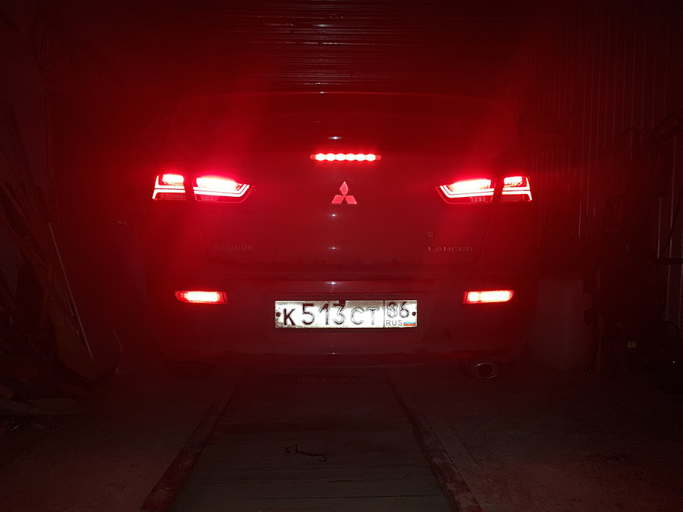 Не горят габариты lancer x