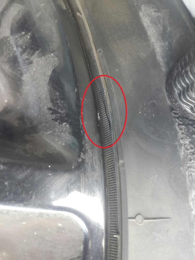 Боковой порез шины, не прошло и 3 недели — KIA Rio (3G), 1,6 л, 2014 ...