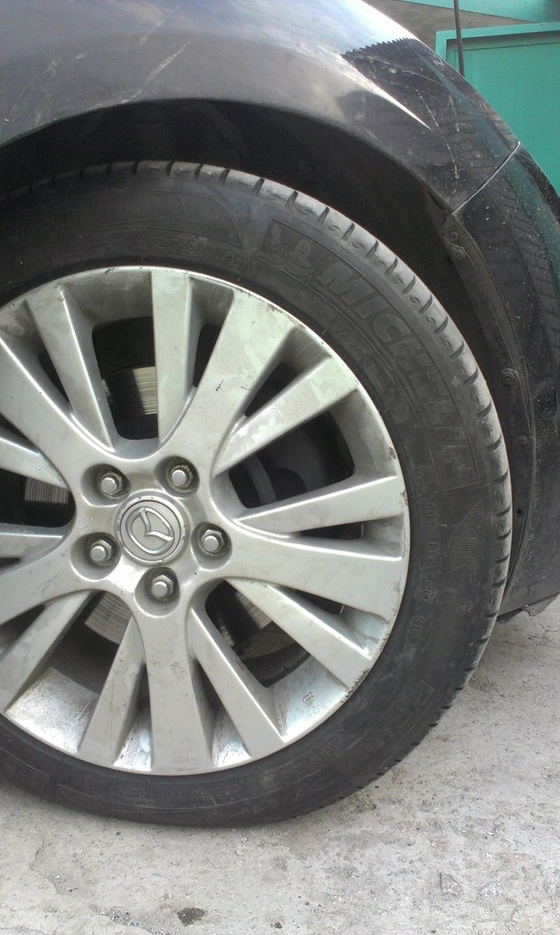 шины мишлен праймаси!) — Mazda 6 (2G) GH, 1,8 л, 2007 года | шины | DRIVE2
