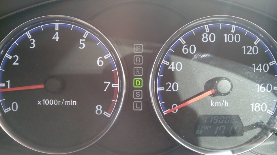 Оптитронное табло "новой" Верисы — Mazda Verisa, 1,5 л, 2007 года ...