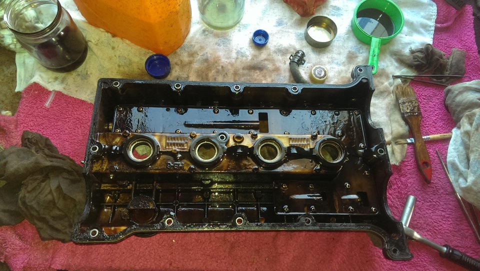 Чистка гидрокомпенсаторов, Stage 1 — KIA Shuma II, 1,8 л, 2002 года ...