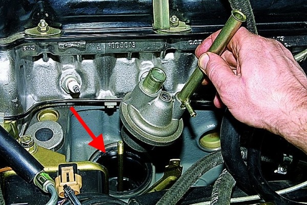 Где находится щуп ваз 2107 Упало давление масла, замена - Lada 21063, 1,3 л, 1989 года плановое ТО DRIVE2