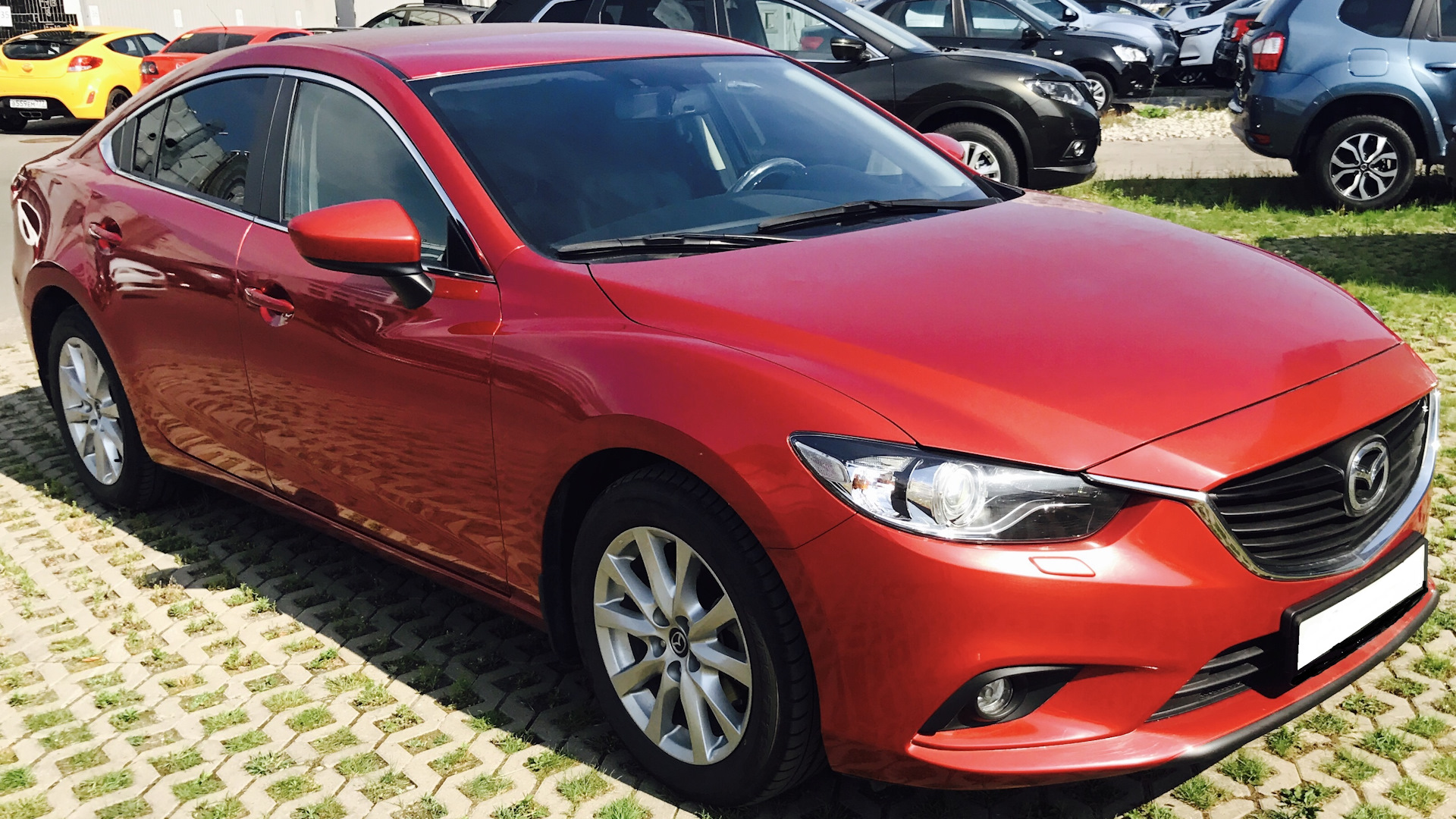 Поменяю мазду 3. Mazda 6 Red. Мазда 6 красный металлик.