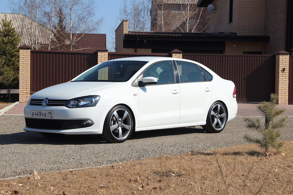 Поло седан на 16 дисках фото 78. Уже не первый Polo Sedan на Rotor R 17 5 100 Фотосет весенний) - Volkswagen 