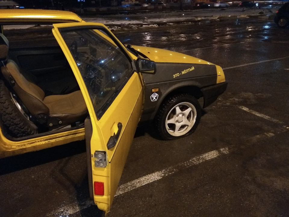 Пробитие хаккапелиты. — Lada 2108, 1,5 л, 1988 года | шины | DRIVE2