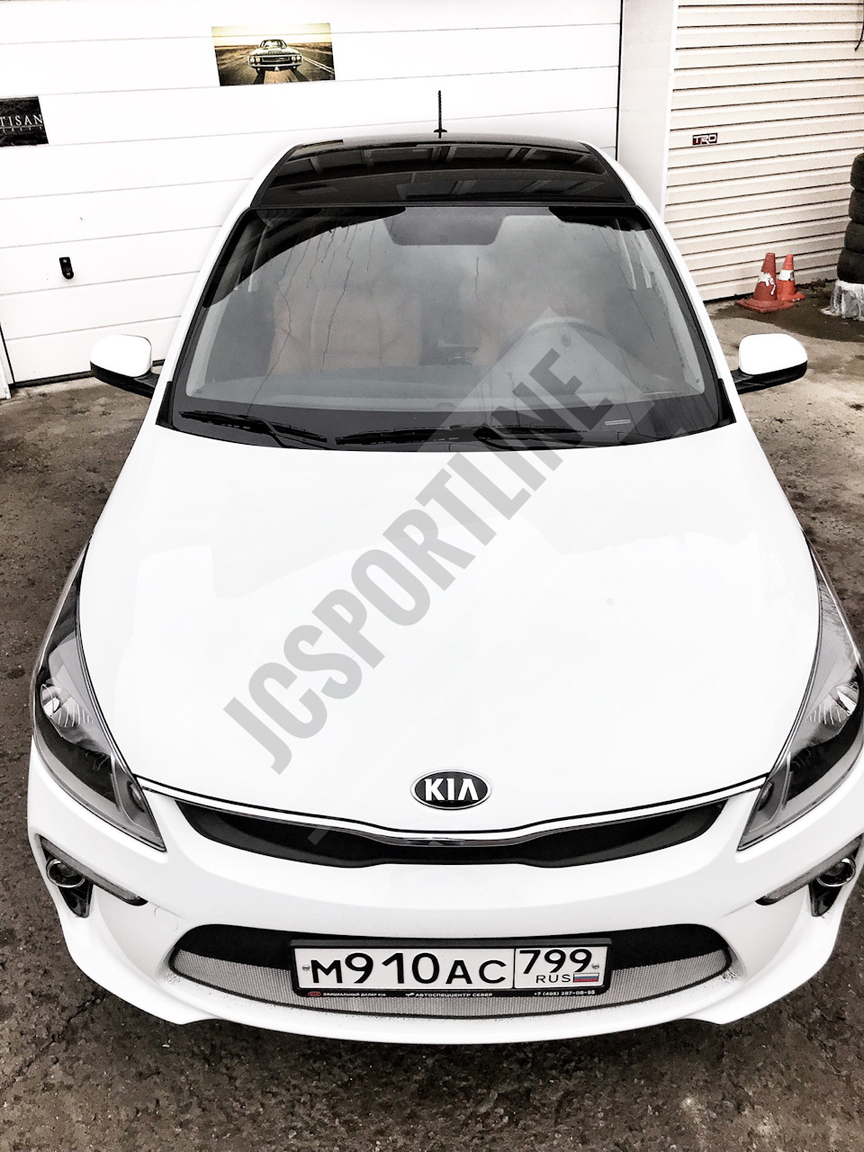 Kia Rio (YB) — тонировка стёкол, оклейка крыши — JCsportline на DRIVE2