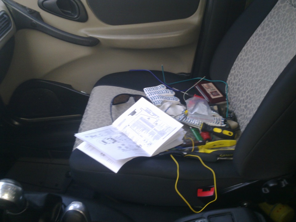 Сигнализация Шериф 1090 с функцией автозапуск. — Chevrolet Niva, 1,7 л ...