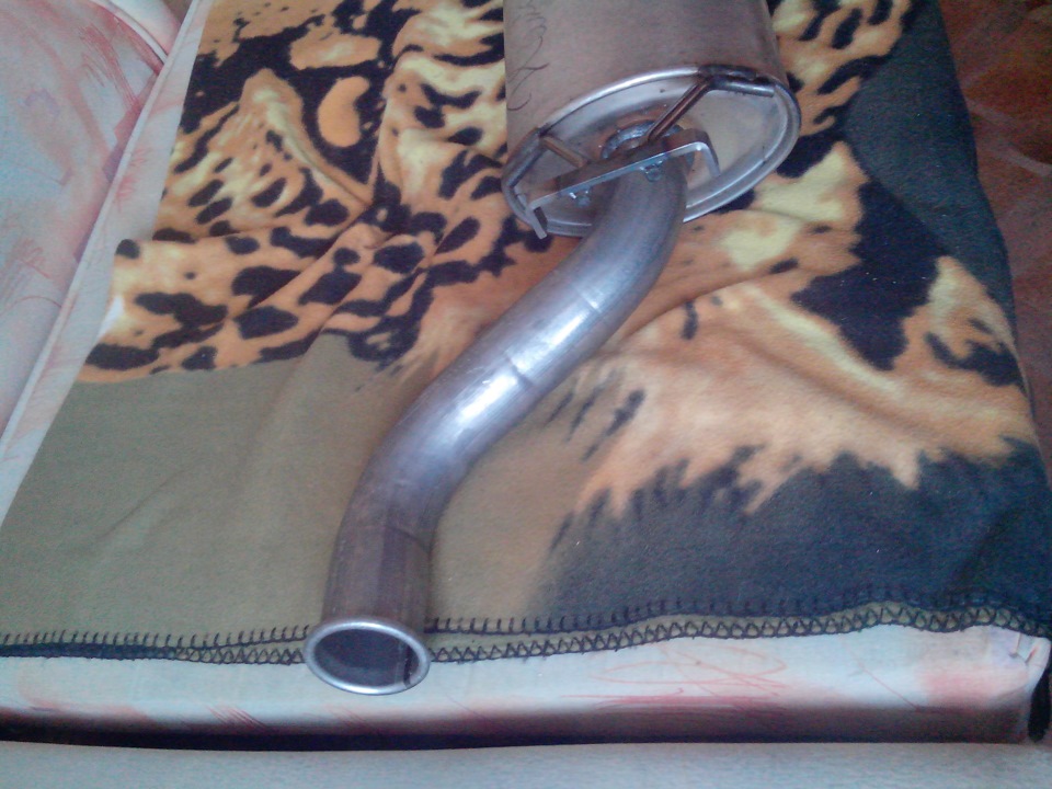 Тихий прямоток — этап 1 — Глушитель Bosal Saab 9000 Turbo. — Lada 2115 ...