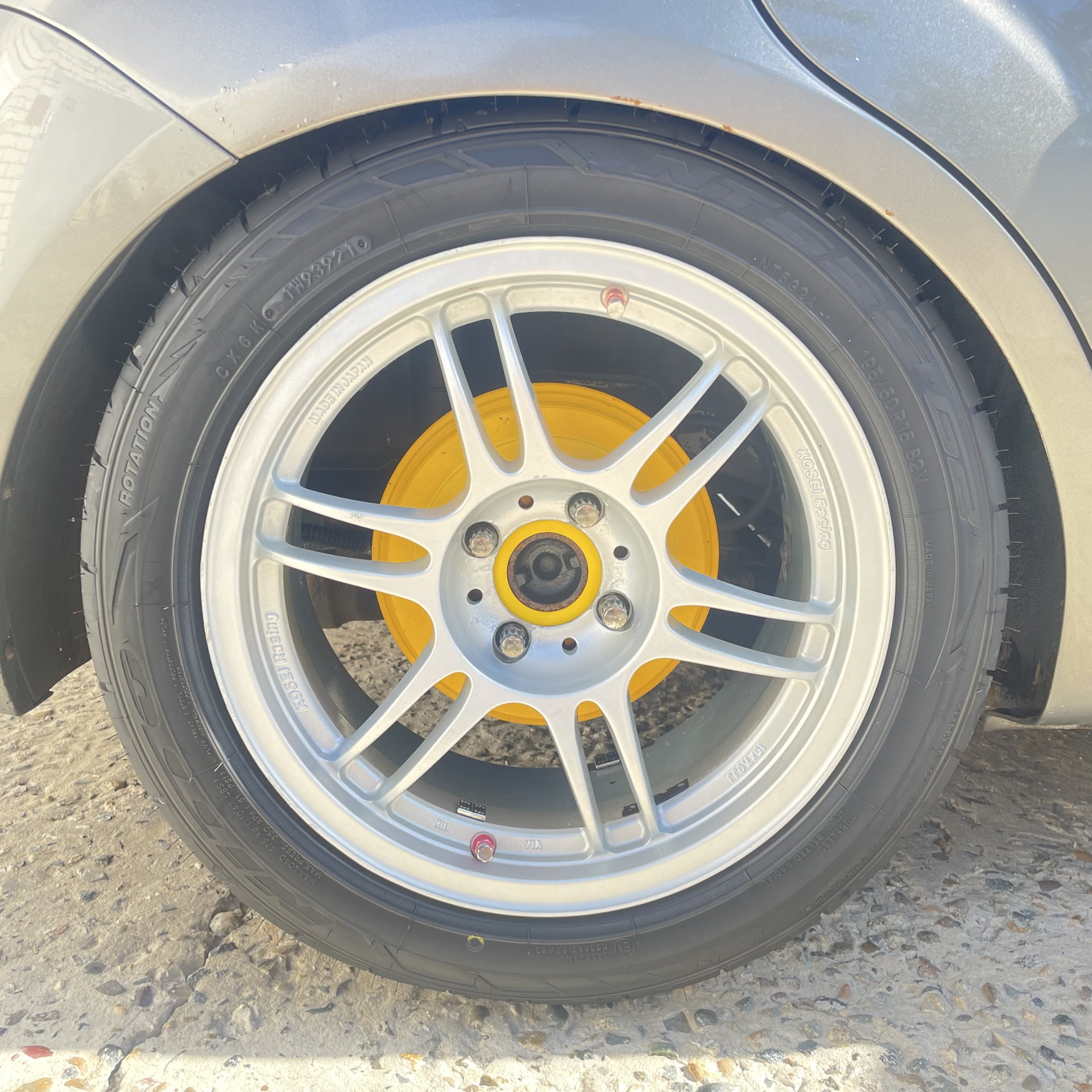 13. Новая резина для новых дисков. — Honda Civic Hatchback (8G), 1,8 л ...