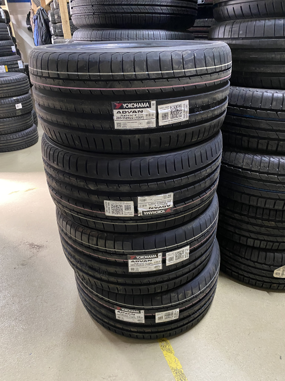 Yokohama Advan Sport 285/35 R22 — DRIVE2