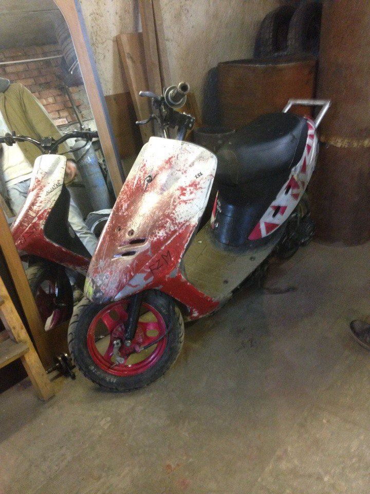 Покраска Honda Dio 27