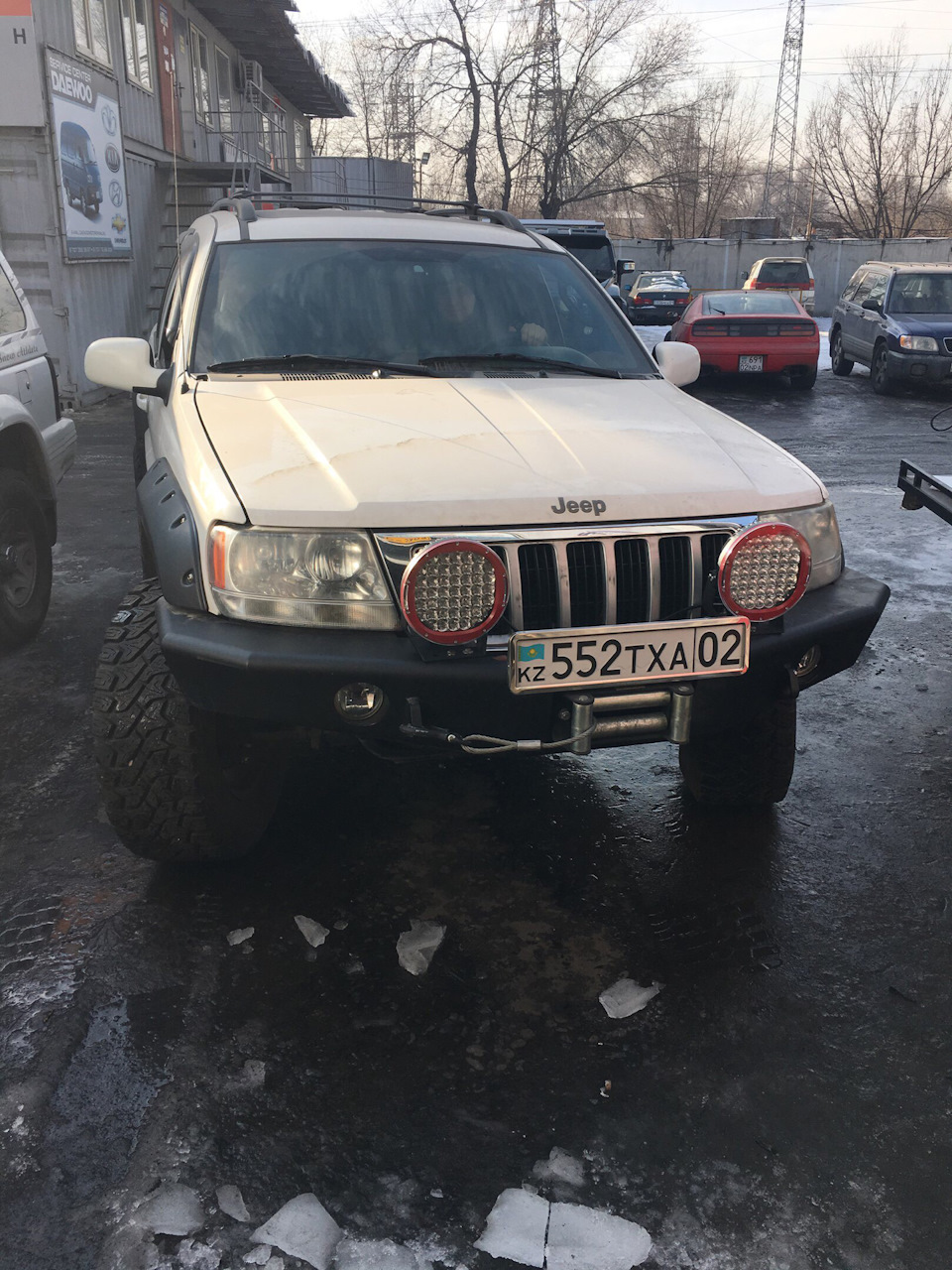Фары, глаза автомобиля — Jeep Grand Cherokee (WJ), 3,9 л, 2004 года ...