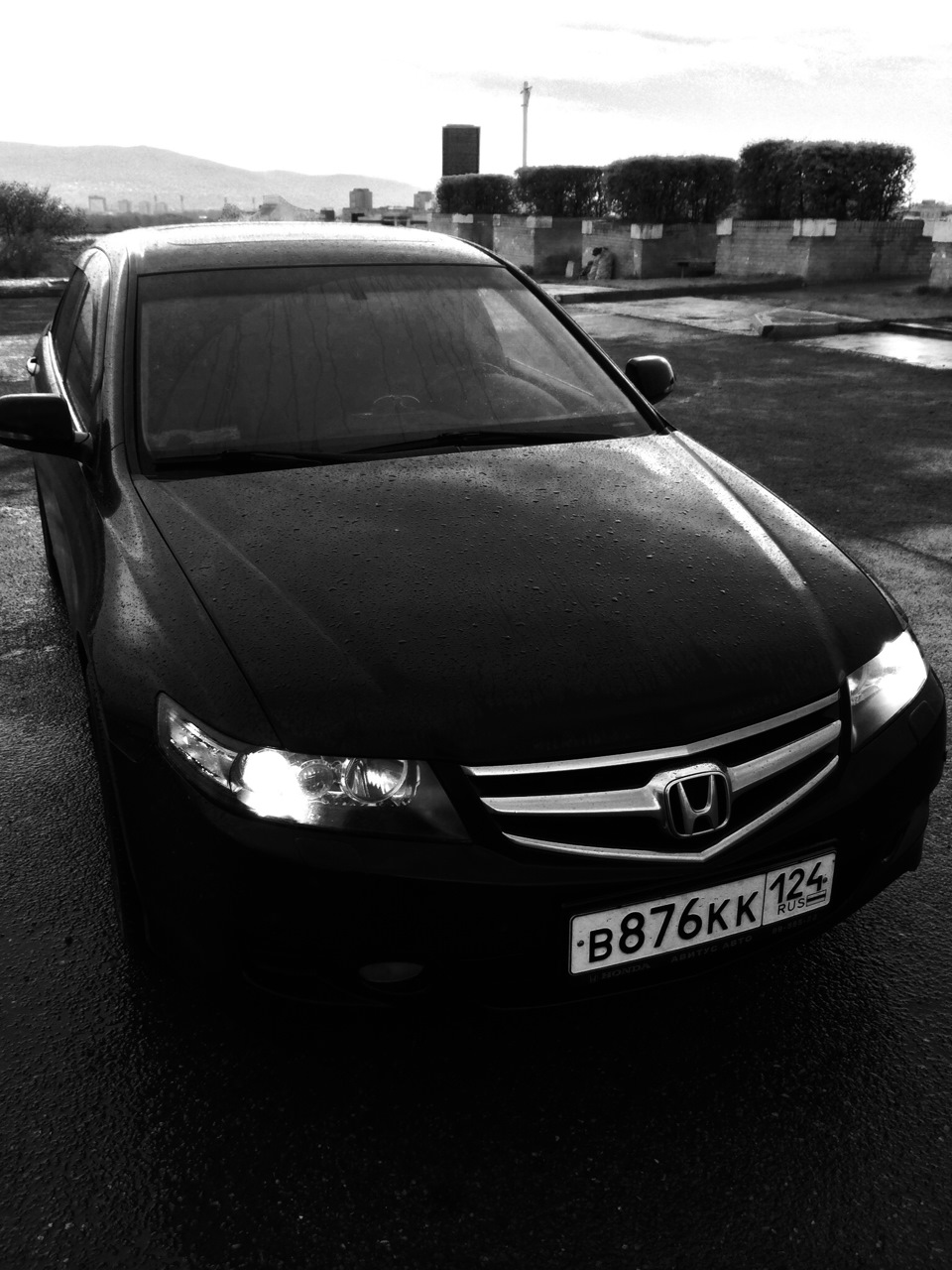 Хонда в дождь кажется еще лучше :))) — Honda Accord (7G), 2,4 л, 2007 ...