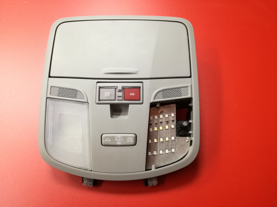 Замена штатного освещения салона, на светодиодное. — Hyundai Creta (1G ...