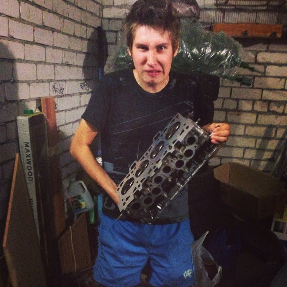 Переборка ГБЦ. Часть 2. Запчасти+сборка — Lada 2114, 1,5 л, 2004 года ...