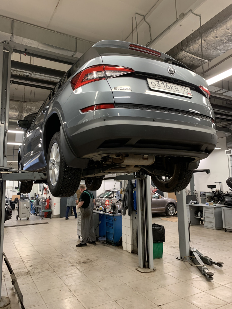 Третье ТО 45000км в РОЛЬФ (Алтуфьево) — Skoda Kodiaq, 2 л, 2018 года ...