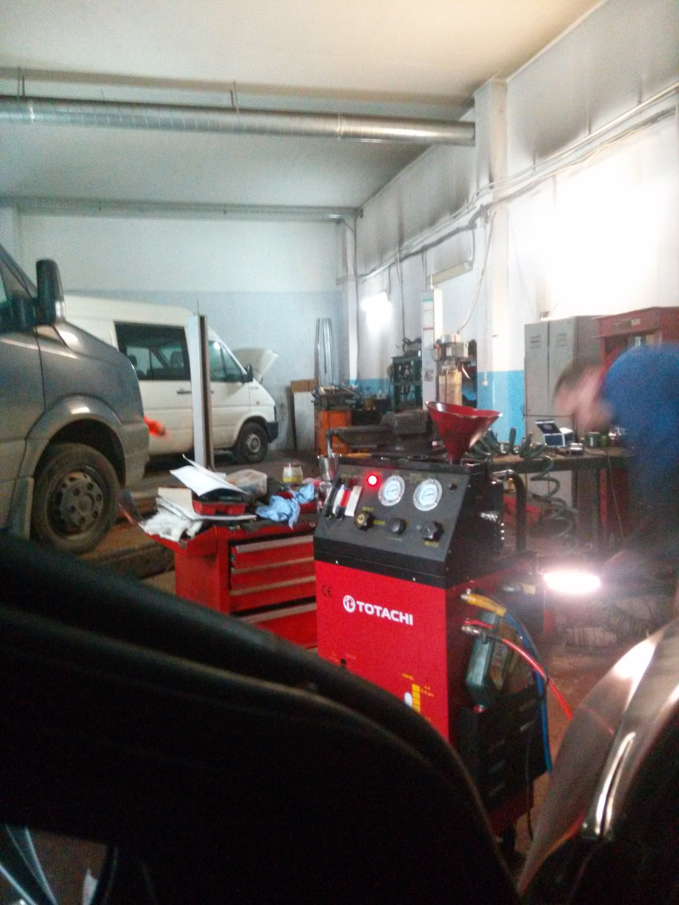 Замена масла в АКПП аппаратом — Mitsubishi Galant (9G), 2,4 л, 2008 ...