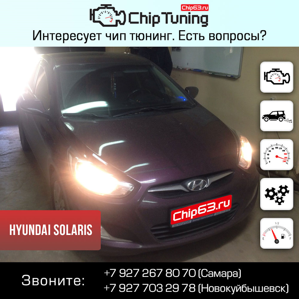 Hyundai Solaris — Chip63.ru на DRIVE2